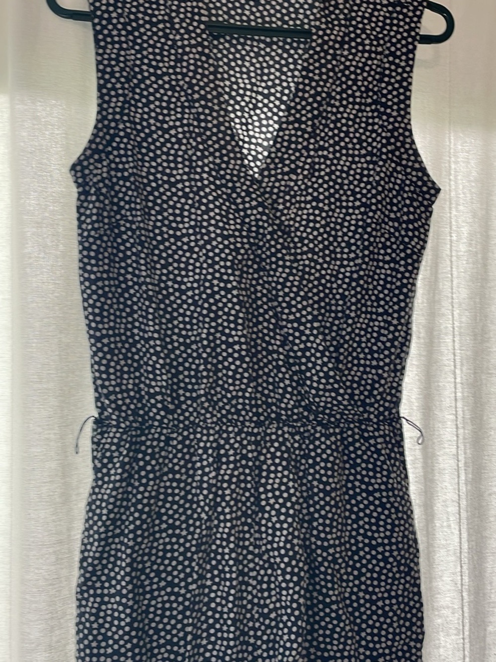Tommy Hilfiger Black Dress with White Polka Dots